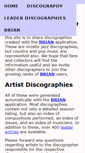 Mobile Screenshot of jazzdiscography.com